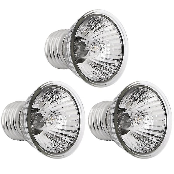 3 stk. Reptil Lampe