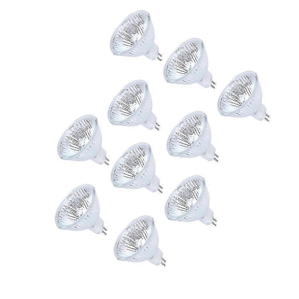 10 X Mr16 12v 20w 20 Watt Halogen Lampa Flood Bar