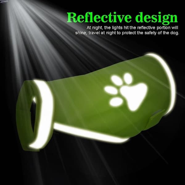 Refleksvest for hunder / Reflekterende - Flere størrelser S