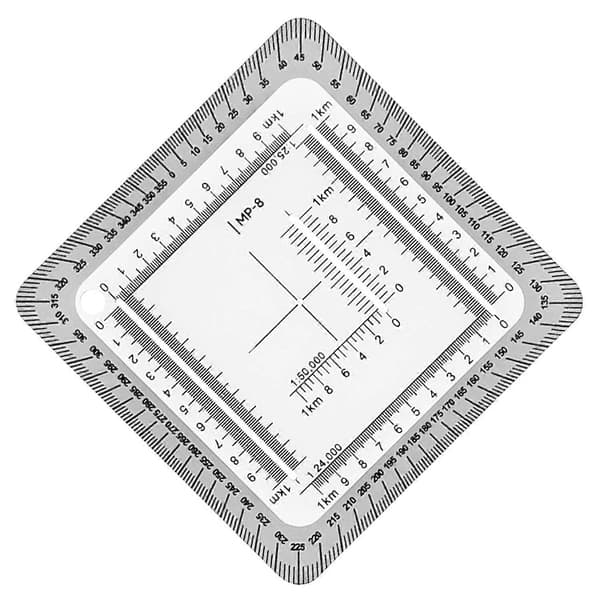 TacticalLearning ja Training Troops Proportional Coordinate Scale Coordinate Ruler Kätevä
