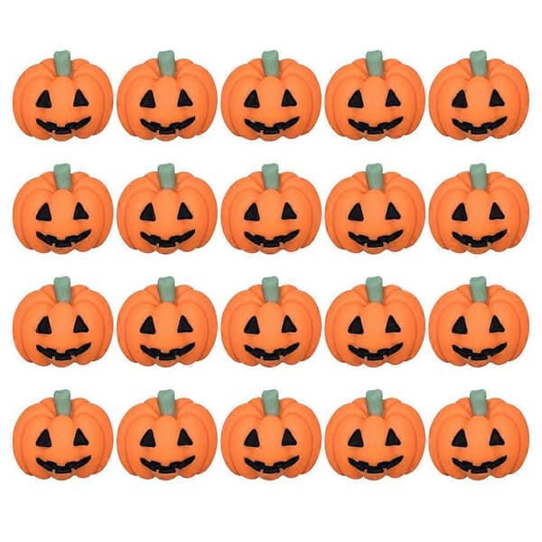 2025 20 stk. Halloween Resin Flatback DIY Græskarpynt Scrapbogspynt