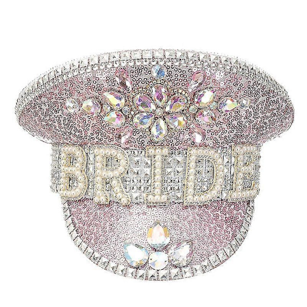 Nyhet Bröllopshatt För Bruden pink