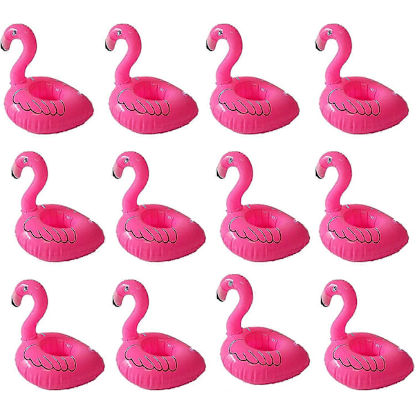 Uppblåsbar Dryckeshållare, 10-pack Dryckesflottar Uppblåsbara Mugghållare Underlägg kompatibla med Poolparty