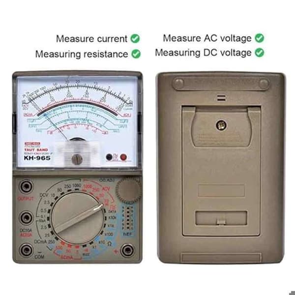 KH-965 Analog multimeter/voltmeter med nål för växel- och likström