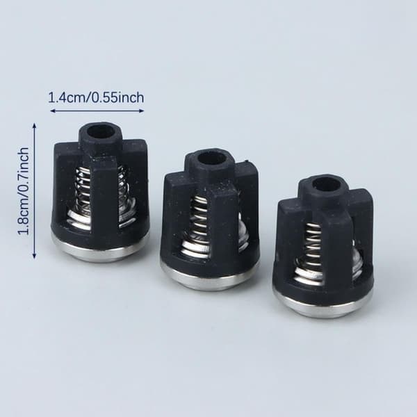 3X kontraventil reparationssæt, professionel reservedel til bilvaskepumpe, højde 1,8 cm