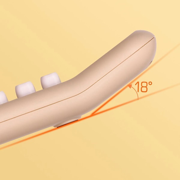 Bærbar mekanisk switch-lommeregner til grundlæggende numerisk beregning, robust beige Beige 14.8cmx9.3cmx2cm