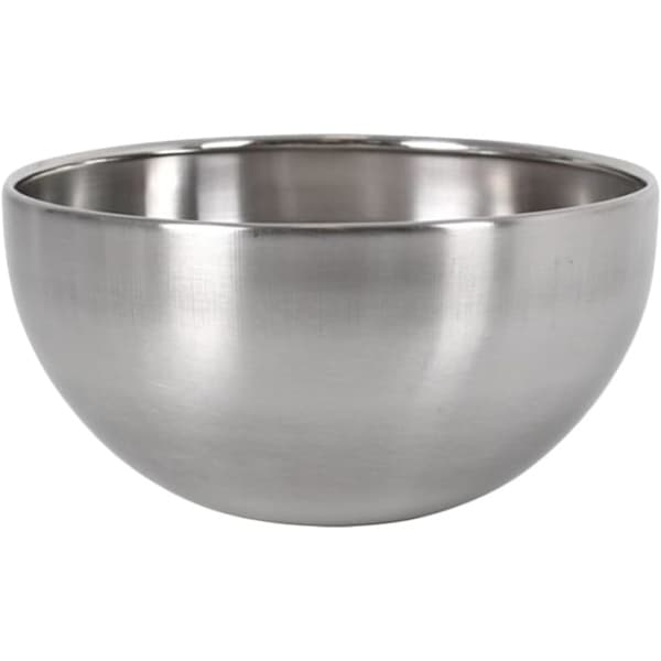 4 Mini Køkkenskåle - Snackskål - Oliven, Peanuts, Saucer - Sæt med 4 - Rustfrit stål (15 cm)