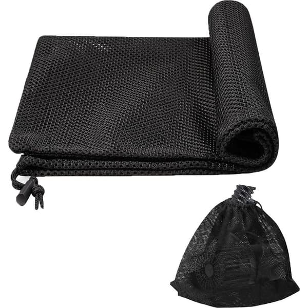 Pumpebarrierepose, 30 x 40 cm filterposer til havedamspumper, filterpose til pumper med snøre, sorte netpumpefilterposer til akvarier,