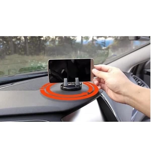 360 roterbar bilmobilhållare universal svart