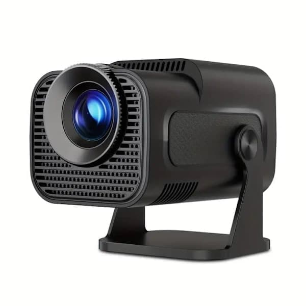 Mini 4K-projektor - Fuld HD 1080p, Smart Android 11, 300 ANSI, WiFi 6, Bluetooth 5.0, 180° drejelig