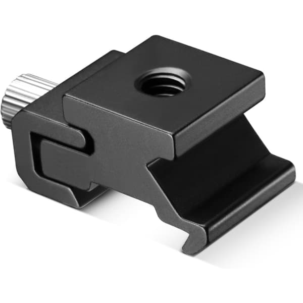 Svart Metall Blixtskoadapter med 1/4-tums -20 Stativskruv (5-pack)