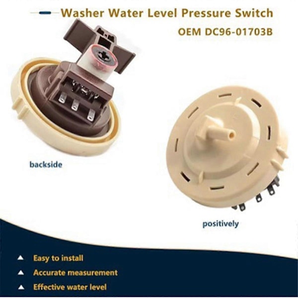 DC96-01703B Vaskemaskine Vandstandstryk Sensor Switch til WF461ABW, WF501ANW, WF511ABR, WF511ABW