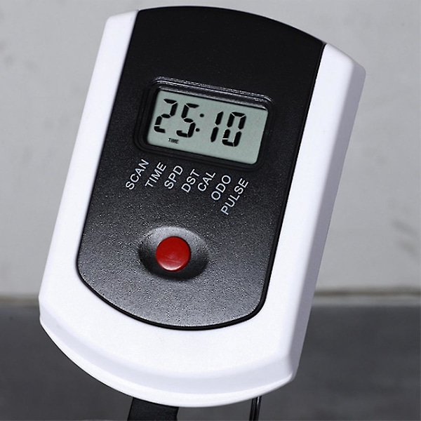 Monitor Speedometer med pulsmåler kompatibel med stationære fitnesscykler, magnetisk cykel-F