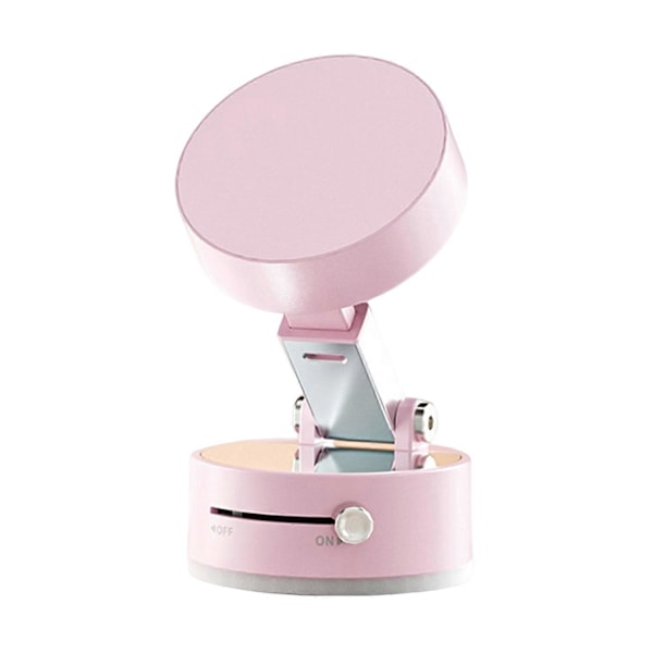 Magnetisk Telefonhållare med Vakuum Sugkopp 360 Graders Roterande Universal Handsfree Portabel Pink