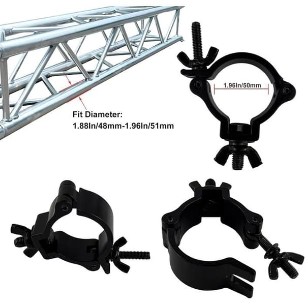 Spaljéfästkrokar - 10 delar - Aluminiumlegering - 100 kg lastkapacitet - Belysning