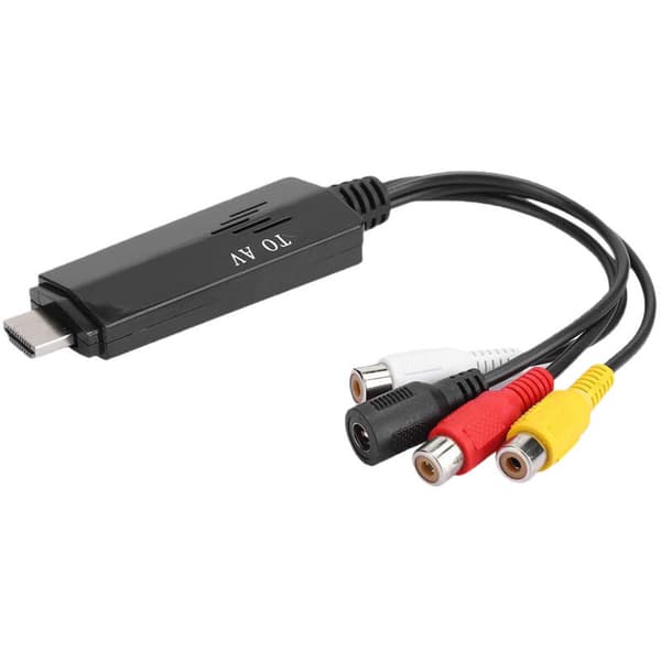 HDMI til AV-konverter, HDMI til AV High Definition-konverter, kort HDMI til AV han-til-hun-kabel
