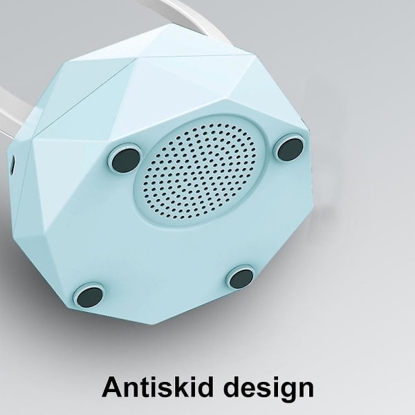 Nattlampa Bluetooth-högtalare Trådlös Minihögtalare Färgrik Högtalare Light blue