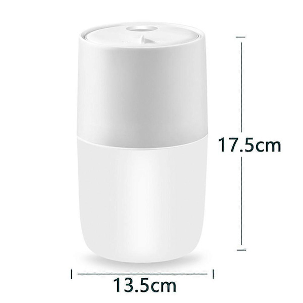 Nebuliseringsdiffusor, tystgående batteridriven bärbar doftspridare för hemmakontor, lämplig för doftoljor med anpassningsbar spray
