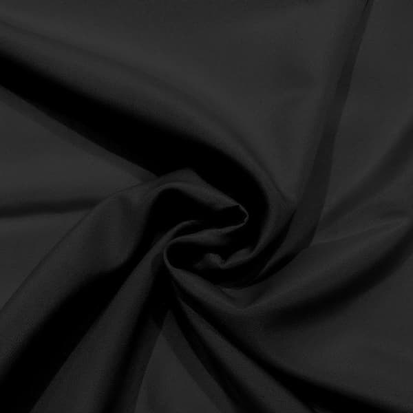 Flekkmotstandig duk, polyester, svart, 180x180 cm