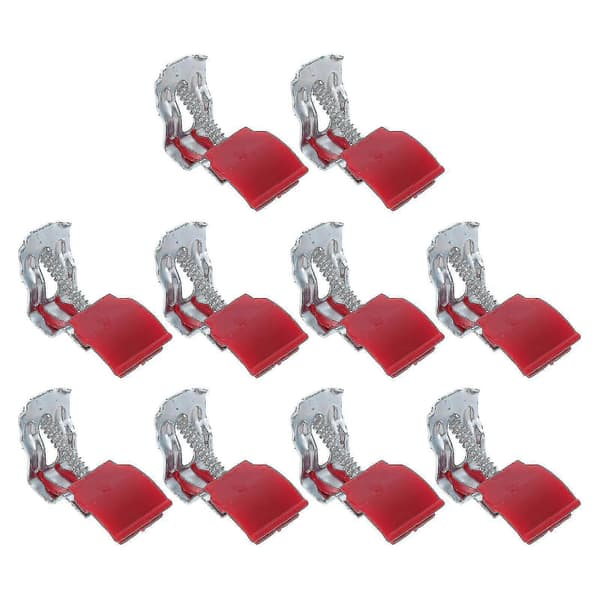 10 stk. vaskebassinvask Undermonteringsbeslag Monteringsclips Undermonteringsvaskclips