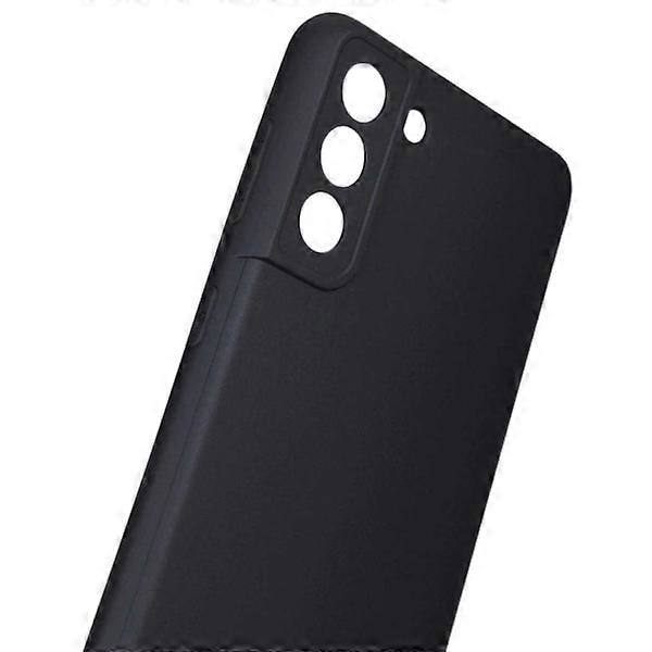 Tyndt Sort Galaxy S22 Cover Mobilcover Med Linsebeskyttelse sort