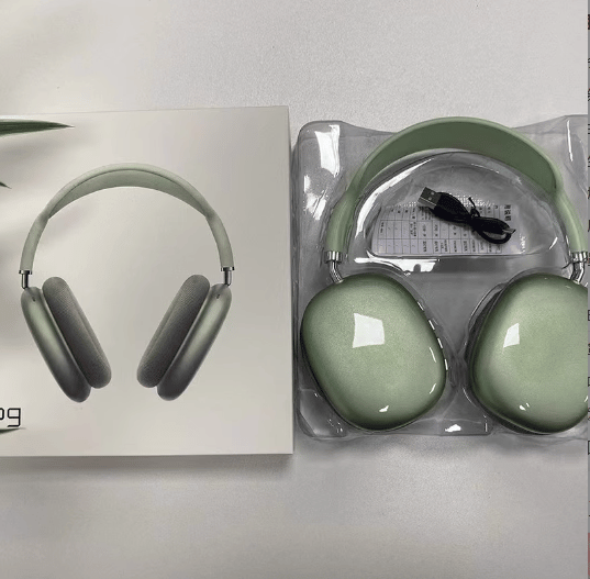 Trådløse støjreducerende hovedtelefoner med musikfunktion fluorescent green
