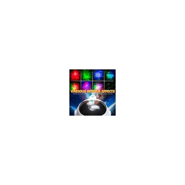 Dinosaur Astronaut Stjernehimmelprojektor, Galakse Natlampe med 8 Tilstande, 360° Rotation og Timer