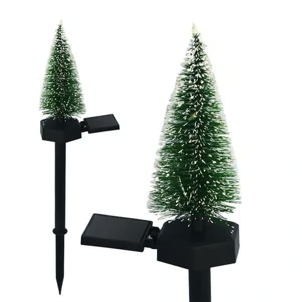 Solcelledrevne juletredekorasjoner LED-landskapsbelysning, vanntett, 6-8 timers arbeidstid