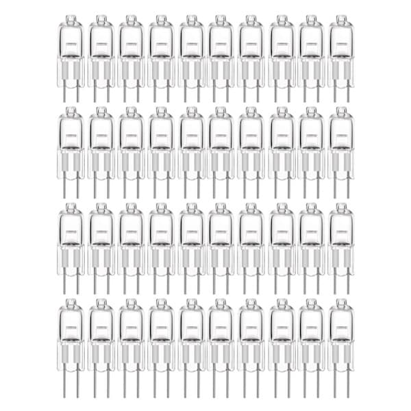 G4 Halogenpærer / Glødepærer - Varmhvit - Halogen 10W (10 Pack)