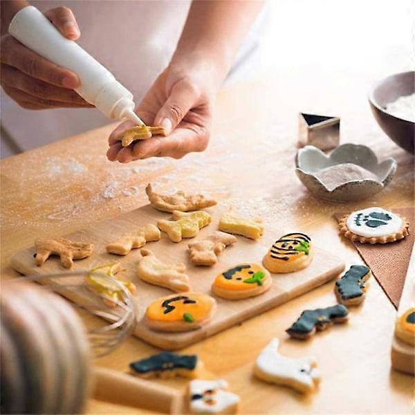 Halloween Peberkageforme Sæt med 7 Rustfri Stål Peberkageforme