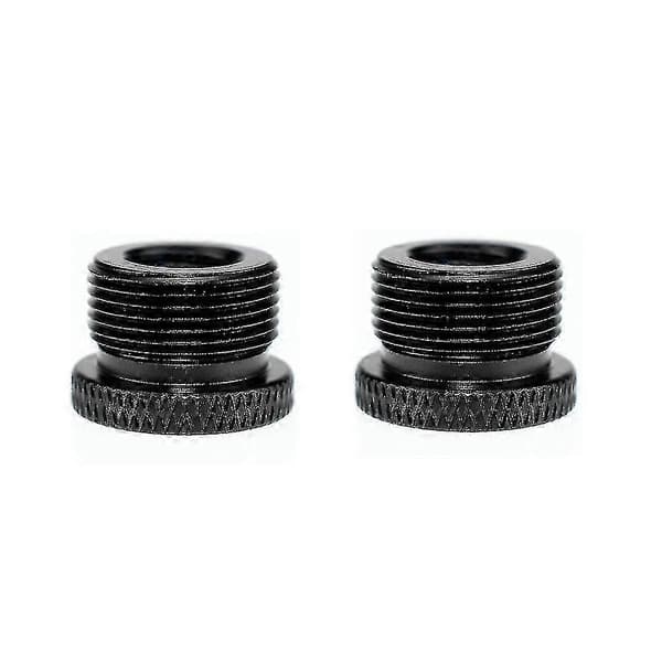 8st Mikrofon Gängadapter 5/8 Adapter Mutter 1/4 Till 3/8 Mikrofontillbehör - Svart