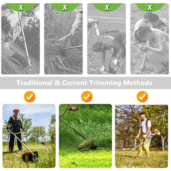 Erstatningshode for gresstrimmer, 2 stk. tilbehør for automatisk gresstrimmer Stihl C26-2 erstatningshode