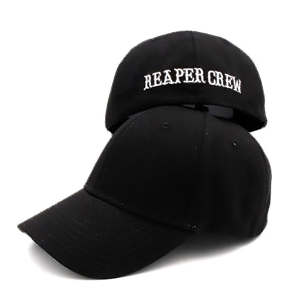 Soa Black Hats Sons Of Anarchy För Reaper Crew Fitted Baseball Keps Dam Bokstäver Broderad Hip Hop Hatt För Män
