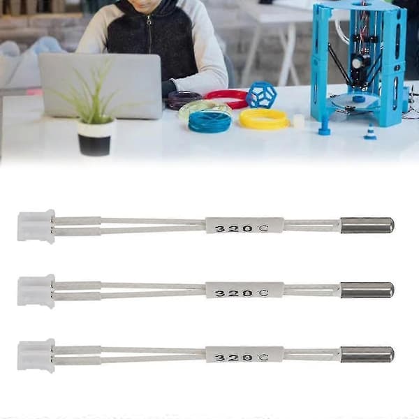 100K Termistorpatroner til K1/K1Max 3D-printere Hotend-termistorer -Yx 1pcs