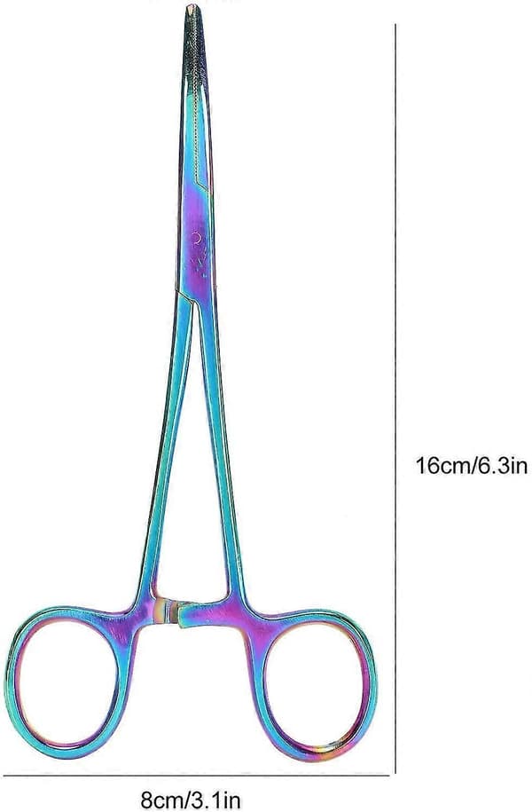 Kæledyrspleje Hemostat Saks Rustfrit Stål Hund Ørehårstrækker Fjerner Pincet