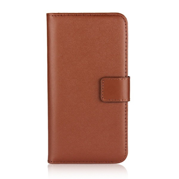 Samsung S20 FE - Ægte Læder Wallet Case Brown