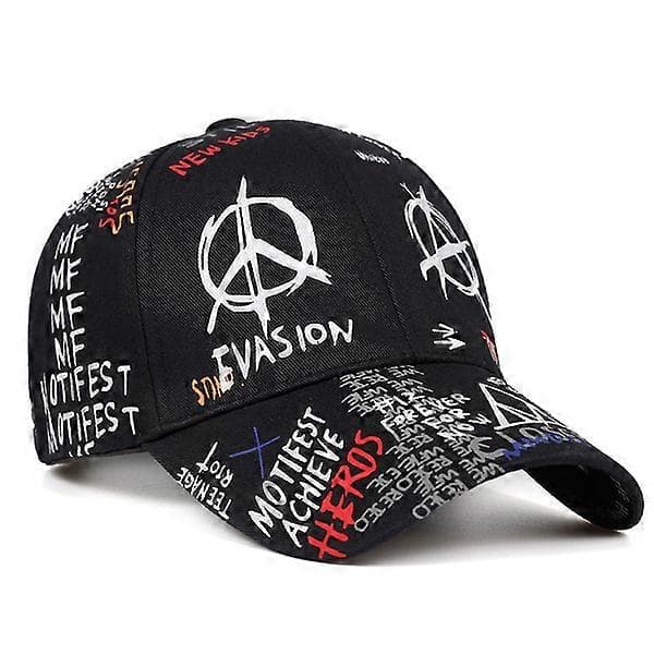 Mote Graffiti Baseball Cap Unisex Pustende Hip Hop Hatt Baseball Cap