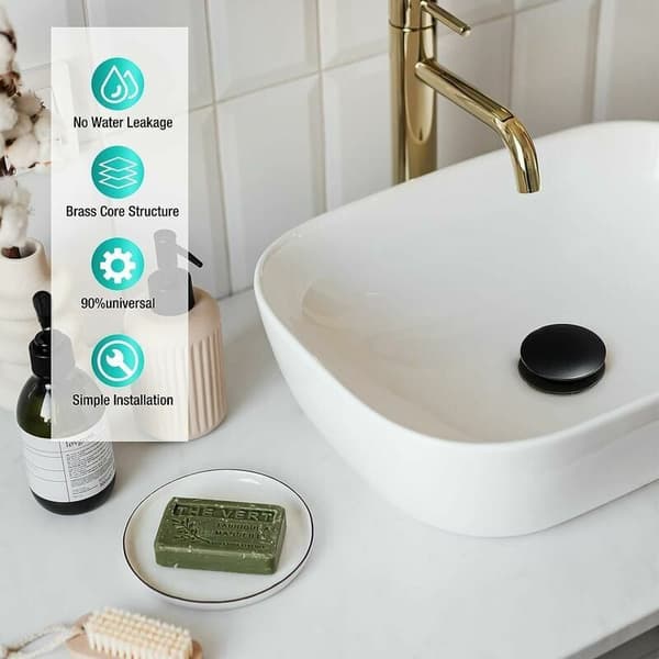 Pop-up bottenventil, Pop-up bottenventil utan bräddavlopp, Universal pop-up bottenventil för diskho, Click-clack bottenventil för diskho, Diskbänkssil