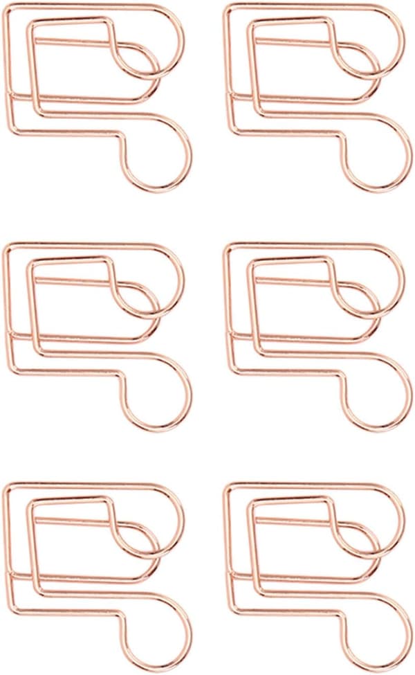 100 stk. brevclips bindere fastgørelseselementer innovative søde brevclips clips innovative dokumentklemmer