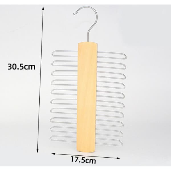 Puiset solmio- ja vyöhenkarit 20 paikkaa, luonnonväri, 17,5 cm, 2 kpl:n setti