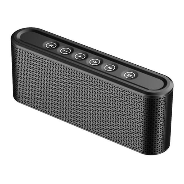 Worallymy X6 8000mAh Batteri Bluetooth V4.2+EDR Högtalare (Svart)