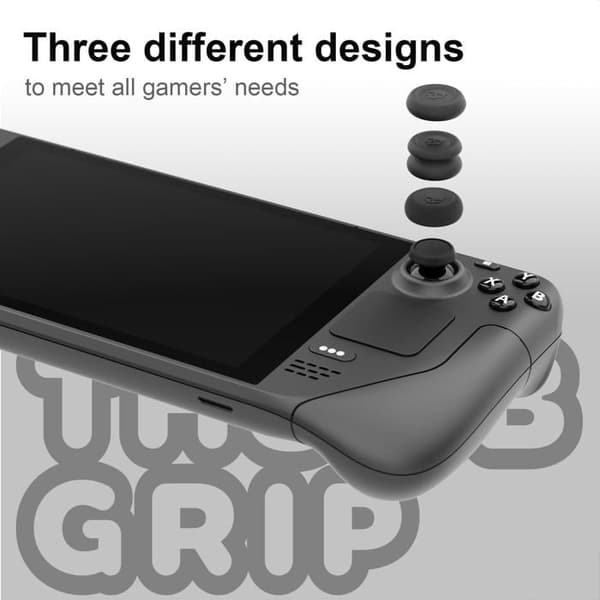 Joystick-kapper - 6 stk. - Silikone - Præcision og greb - Steam Deck og ROG Alliance - Galaktisk Lilla