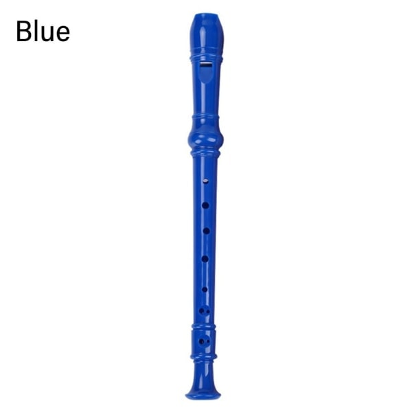 Lång flöjt sopranblockflöjt Blue