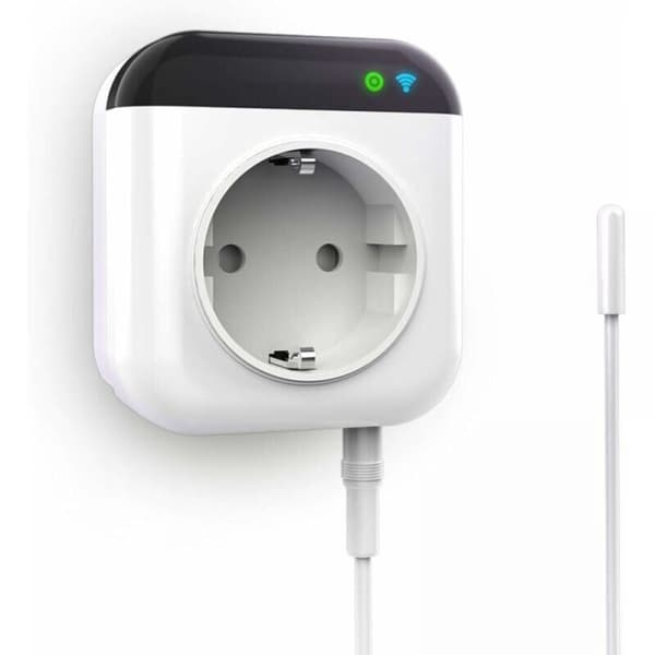 Programmerbar WiFi termostatkontakt med sensor, WiFi digital kontrollkontakt med app