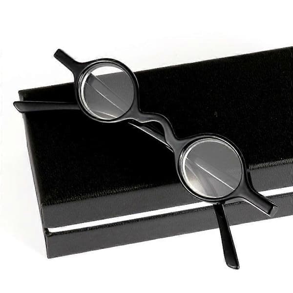 Designer runde lesebriller Vintage Retro Menn Kvinner Damer + blacka 1.5