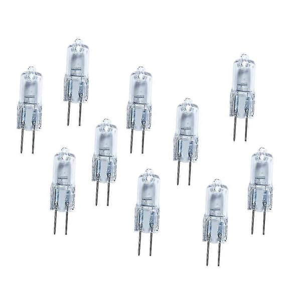 10-pack Super Bright G4 12v 50w Volfram Halogen Bas Glödlampa 10w