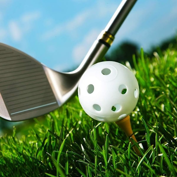 Golf Övningsboll 42mm Luftflöde, Plastbollar för Bana