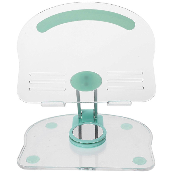 Foldbart tabletstativ til skrivebord, stabilt tabletholder, justerbar tabletholder Light Green 15.5X12.5C3CM