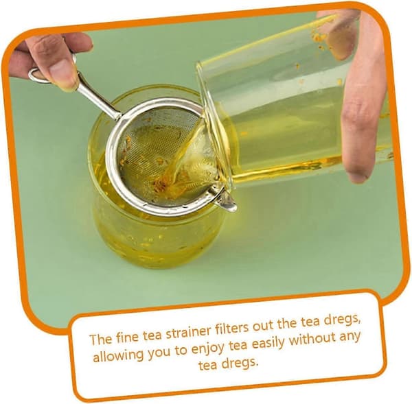 Te Si Mesh Si Te Steeper Matcha Si Metal Dørslag Løse Te Blade Rustfrit Stål Te Infuser Mini -Yx