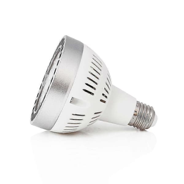 ZHOUBA E27 35W P30 PAR30 LED-lamppu Superkirkas kohdevalaisin kotiateljeehen Black Case White Light.